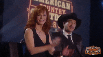 reba mcentire applause GIF by American Country Countdown Awards