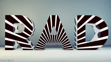 3D Typography GIF by slater
