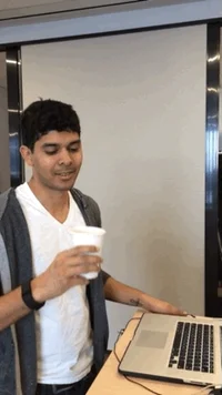 RememberLenny infinite devops drinking coffee devop GIF
