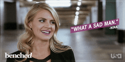 eliza coupe nina whitley GIF by Benched