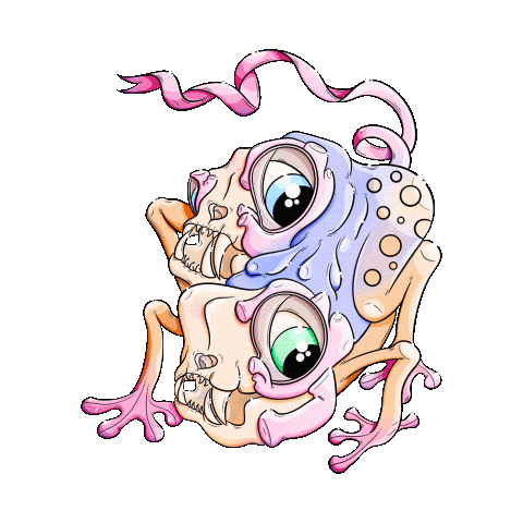 Monster Sticker by Klama Bang