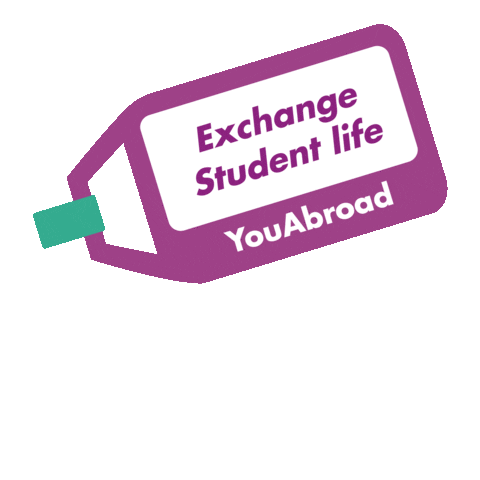 Exchange Student Sticker by YouAbroad Viaggi Studio