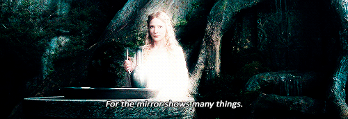 Image result for galadriel's mirror gif