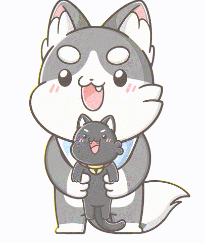Happy Black Cat Sticker
