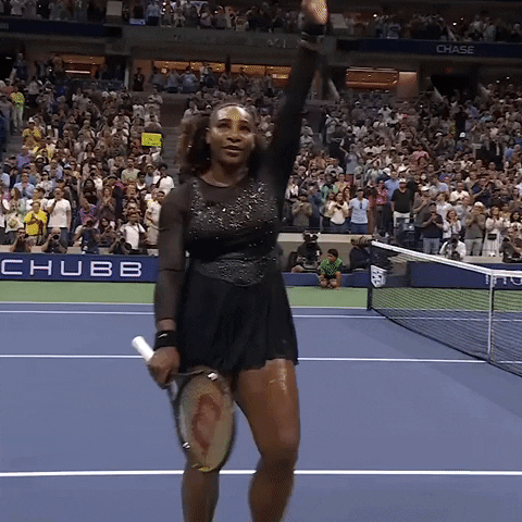 Serena Williams Thank You GIF by US Open