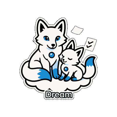 Dreamland Blueaesthetic Sticker