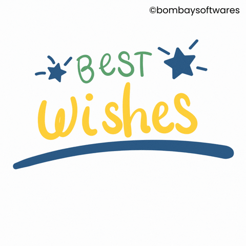 Greeting Best Wishes GIF by Bombay Softwares