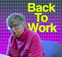 Working Late Old Lady GIF by Offline Granny!