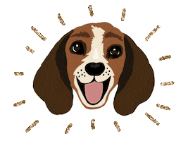Dog Beagle Sticker