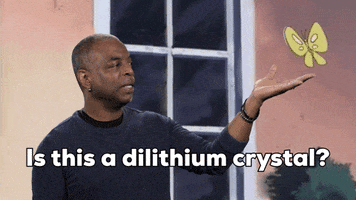 stitcher is this a dilithium crystal GIF by LeVar Burton