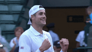 happy match point GIF by Wimbledon