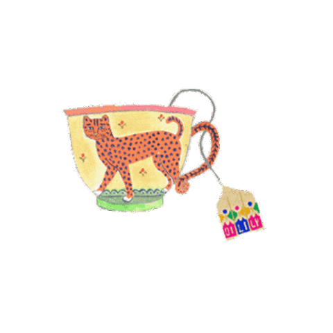 Tea Cup Art Sticker by Oilily