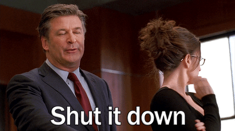 Shut It Down 30 Rock GIF - Find & Share on GIPHY