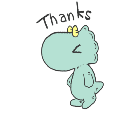 Thanks Sticker