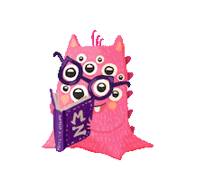 Monster Read Sticker by porta Möbel