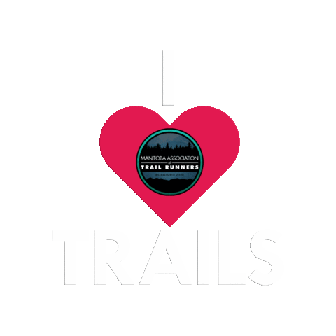 Trial Love Sticker by Manitoba Association of Trail Runners