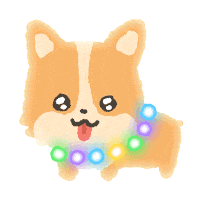 Happy Dog Sticker
