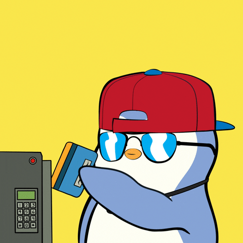 Credit Card Money GIF by Pudgy Penguins