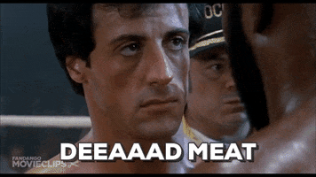 nyolls #rocky 3 #clubber lang #mr. t #dead meat GIF