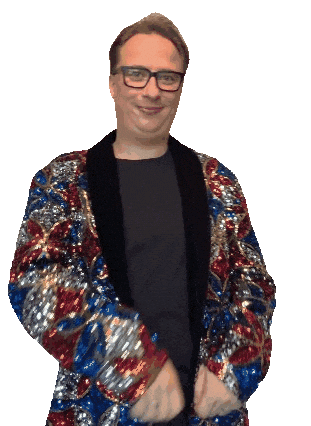 Rechtsboven Rightup Sticker by Bram van de Ven