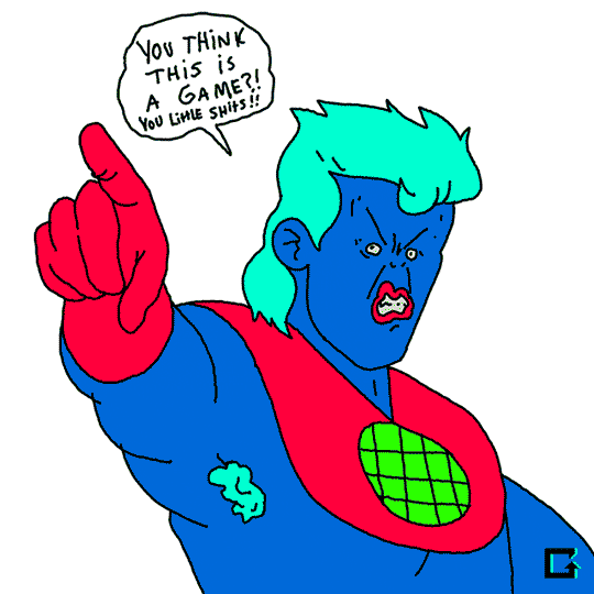 Animated Carbon Dioxide Cartoon