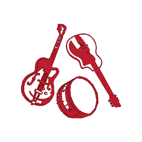 Rock And Roll Sticker by Shook Boys