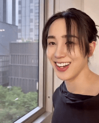 Stare Smile GIF