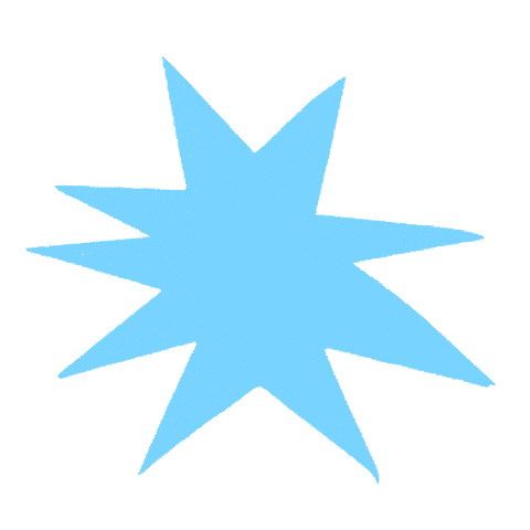 Blue Star Sticker by Etsy