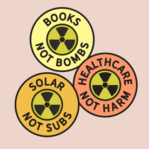 Not Bombs NTI Stickers