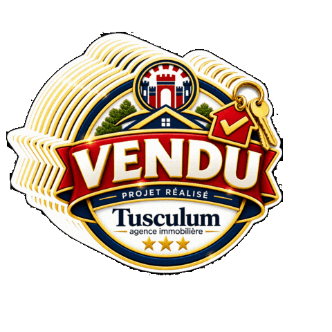 Vendu Real Estate Sticker by Tusculum Immobilière