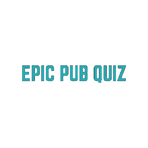 Epic Pub Quiz Sticker