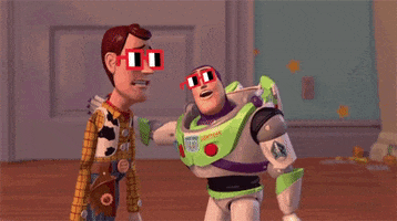 Show Off Toy Story GIF by nounish ⌐◨-◨