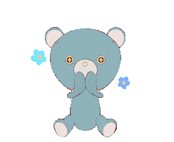 Bear Teddy Sticker by KyotoDenim