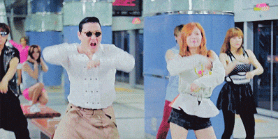 Gangnam Style Dancing GIF