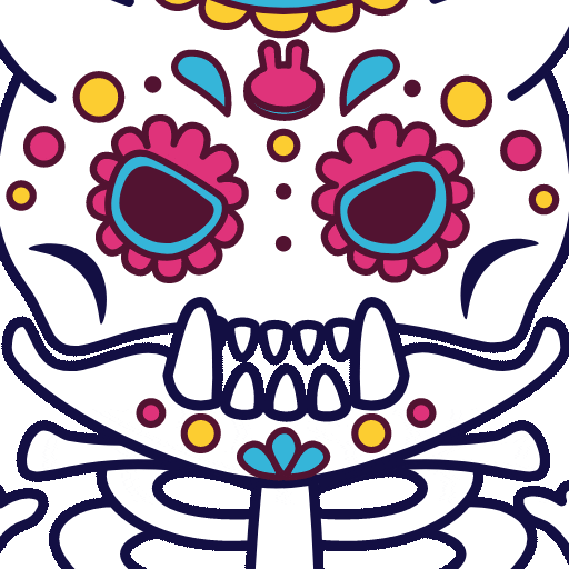 Dia De Los Muertos Lol GIF by The CakeMonster Official