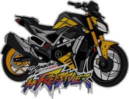 Racing Bike Sticker by TVS Apache Series Official