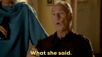 What She Said Reaction GIF by CBS