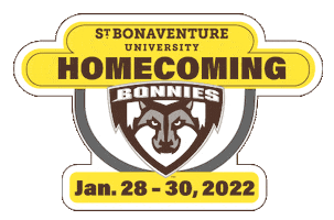 Homecoming Bona Sticker by St. Bonaventure University