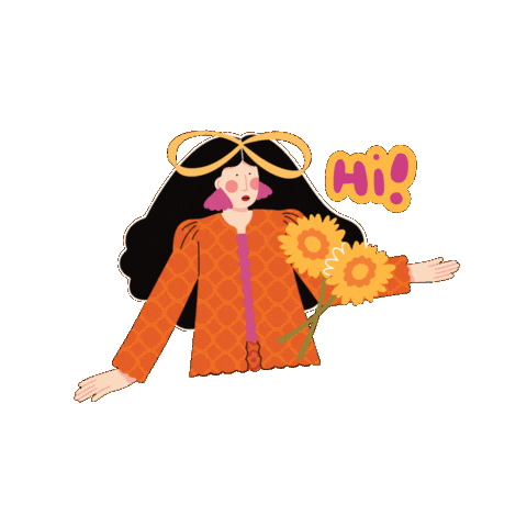 Molly Hello Sticker by Bayu Somerset