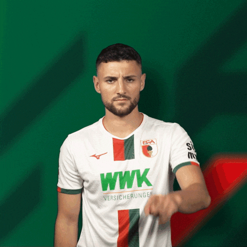 Red Card Football GIF by FC Augsburg 1907