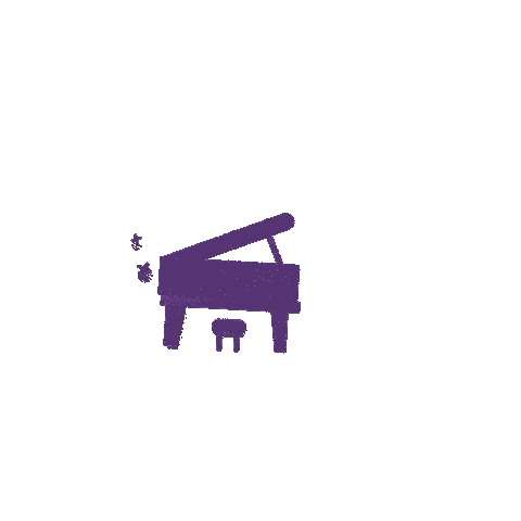 Piano Groove Sticker by MyGroove App