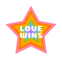 Rainbow Love Sticker