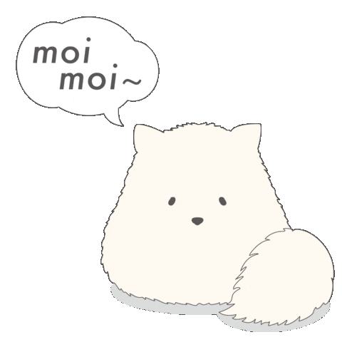 Cat Hello Sticker by moimoimoinen