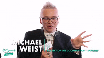 Interview Jawline GIF by Michael Weist