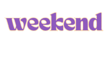 Weekend Vibes Sticker by Buro Veer