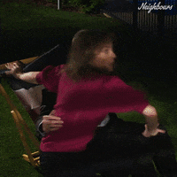 Falling Over Clive Gibbons GIF by Neighbours (Official TV Show account)