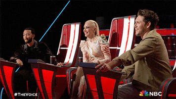 Gwen Stefani Laughing GIF by The Voice