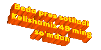 Beda Pres Sotiladi Kelishamiz 49 Ming Somdan Sticker