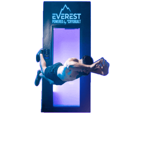 Everest Jumping Sticker by CryoBuilt