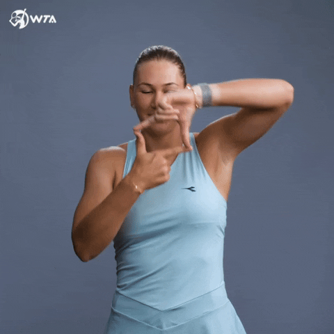 Tennis Look In GIF by WTA